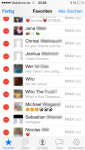 WhatsApp iOS 7 Favorites