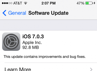 ios 7.0.3