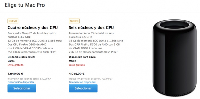 mac pro envios marzo