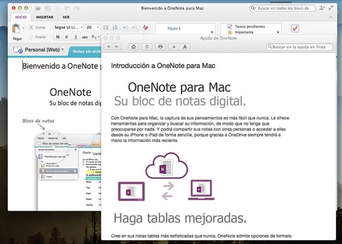 Onenote for mac support