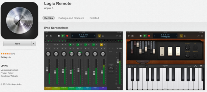 logic Pro remote