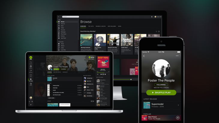 nuevo diseño spotify