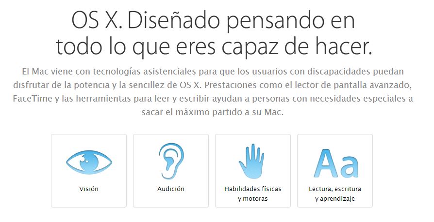 Accesibilidad Mac