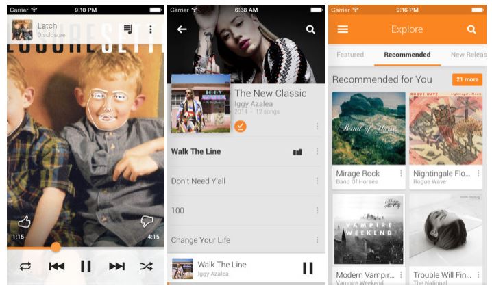 Google Play Music actualizacion