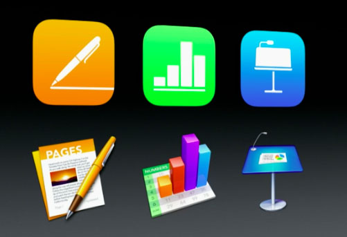 iconos de iWork