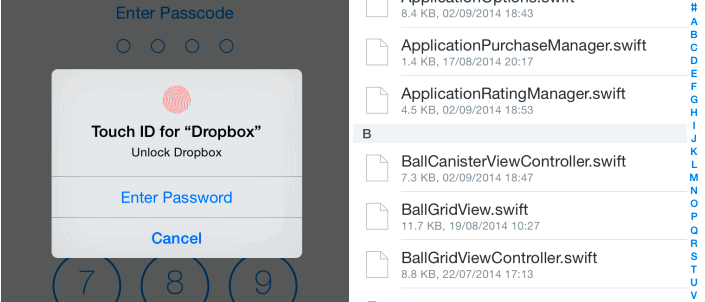 Actualización de Dropbox para iOS