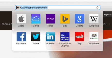 Safari en OS X Yosemite