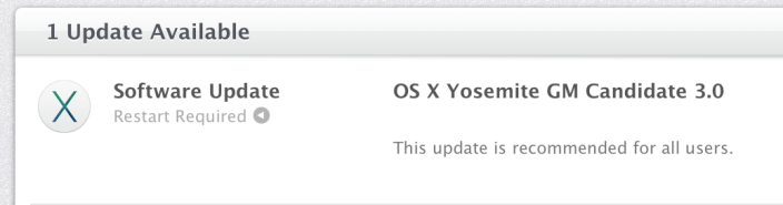 OS X Yosemite versión definitiva