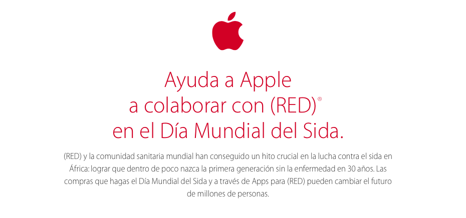 Apple lucha contra el Sida