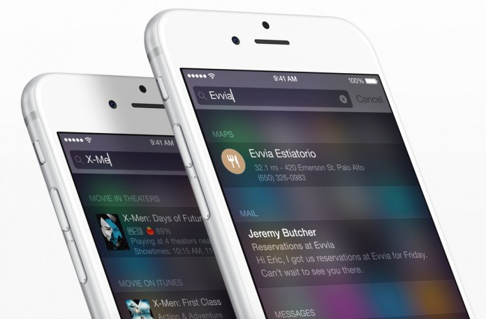 spotlight en iOS 8 proactive en iOS 9