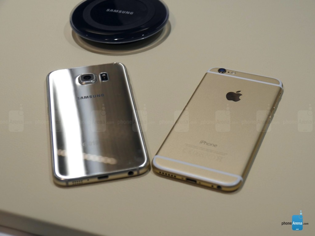 samsung galaxy s6 y iphone 6