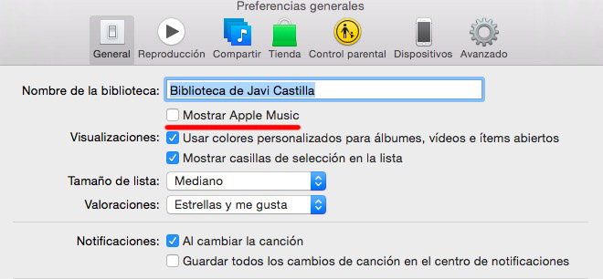 Cómo ocultar Apple Music en el iPhone, en el iPad y en iTunes