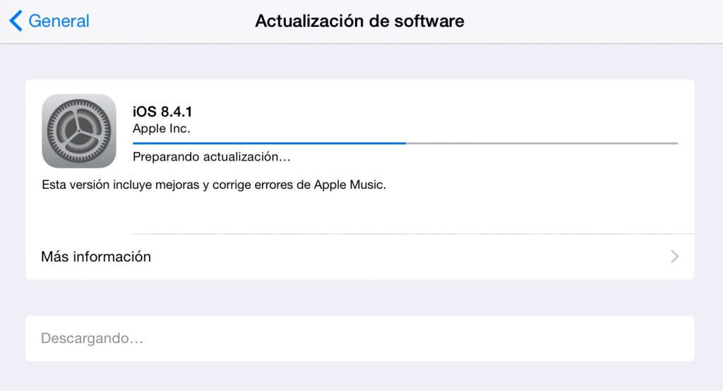 iOS 8.4.1, OS X 10.10.5 y iTunes 12.2.2. Las actualizaciones del día