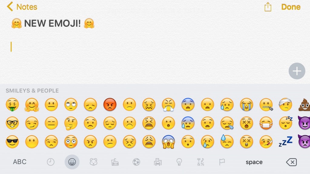 emojis en iOS 9.1 beta