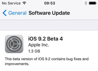 iOS 9.2 beta 4