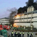 Incendio en Foxconn