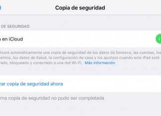 Problemas copia de seguridad en iCloud