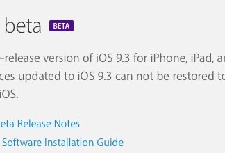 ios 9.3 beta 1