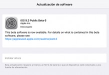 iOS 9.3 beta 6